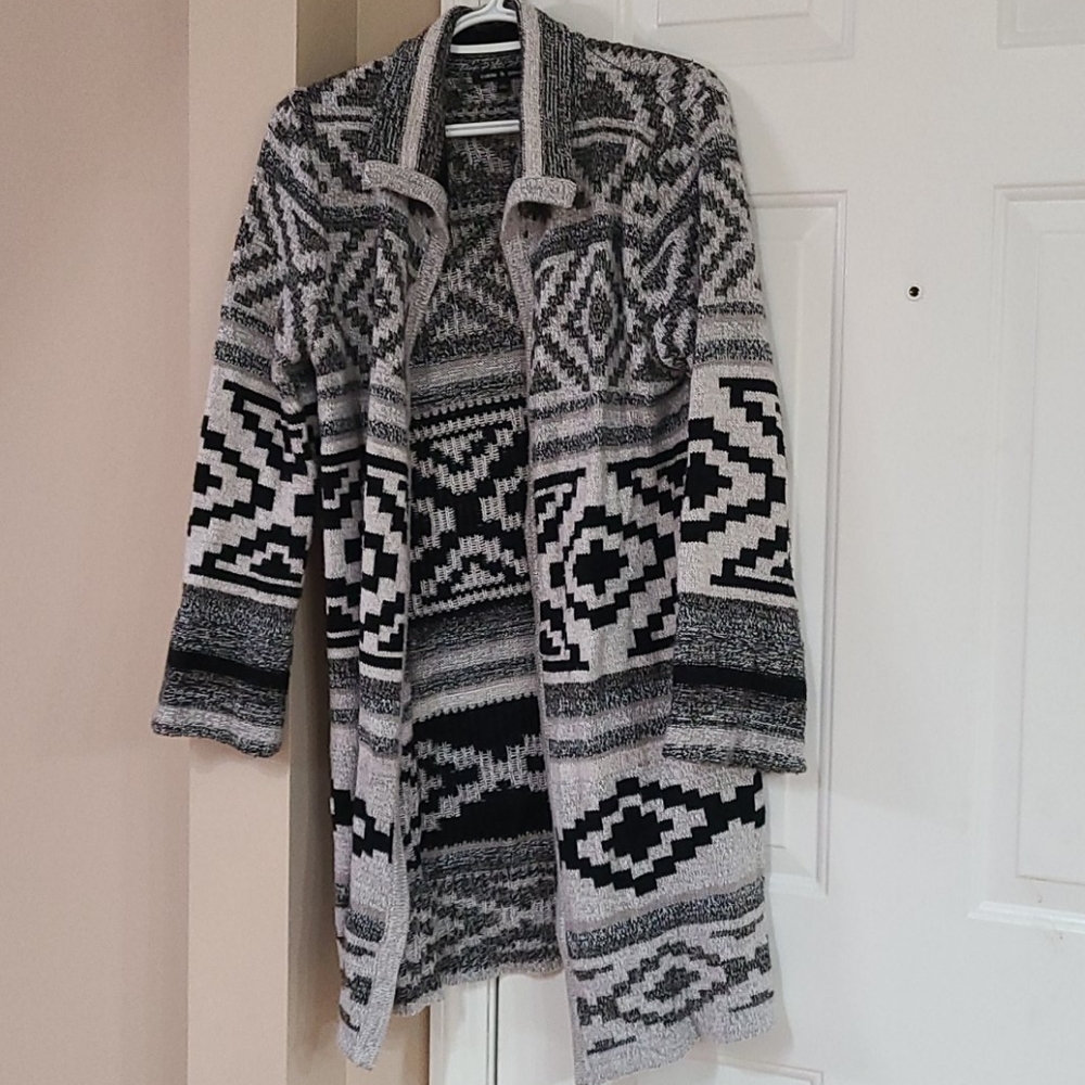 Women's Cable & Gauge Cardigan Size L